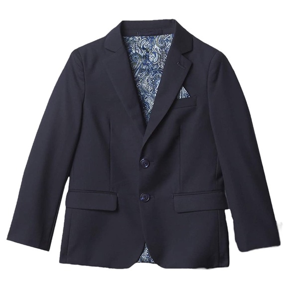 ISAAC MIZRAHI Boys' Suit Jacket - Size 20 - NWT - Navy Blue - Picture 1 of 4